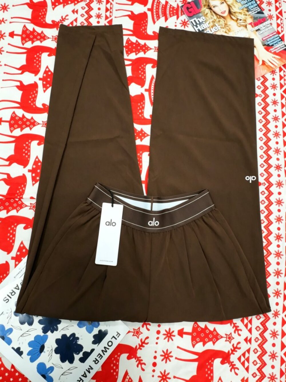 🍩Espresso ALO Yoga Suit Up Trouser NWT Regular 30" Inseam🍫 - Picture 2 of 8